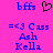 Pixelated blue text and symbols on bright pink background with black heart symbol in center.