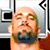 A pixelated image of a bald man with closed eyes and a beard, positioned next to text reading 'CoolBuddy.com' on a blue background.