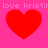 Pixelated red hearts on a bright pink background with repeated text above and below.