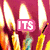 Animated contact sheet of birthday candles with changing text overlays across three frames.