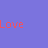 Static image with purple background and scattered red 'Love' text in various sizes.