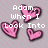 Pixelated pink hearts float over a gray background with white text reading "Adam, when I look into Your Eyes I Fall For You All Over Again...".