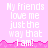 A static image with repeated text on a pink background, featuring pixelated borders and gray sections.