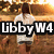 Pixelated image of a person in white clothing walking away from the viewer against a brown and orange background with overlaid text.