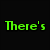 Green, yellow, blue, pink, and orange pixelated text reads 'There's a she wolf in the closet' above a grayscale image of a figure with long dark hair.