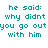 Pixelated teal text on white background with gray rectangle, displaying dialogue exchange about liking someone else.