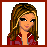 Pixel art contact sheet showing cheerleader character frames with text labels, featuring a female figure in red uniform and orange boots across multiple panels.
