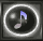 Four -aligned display a musical note icon with varying circular outlines and background shading