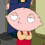 Animated contact sheet of Stewie Griffin from Family Guy showing 11 sequential facial expressions in a grid layout with gray background transparency.