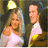 A 48x48 pixel buddy icon featuring a static image of two people in formal attire on the left and the word "MIRACLE" with abstract shapes on the right, displayed as part of an animated contact sheet.