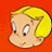 A static 48x48 pixel buddy icon featuring a cartoon character with yellow hair and an orange background, accompanied by text elements including "The original king of bling..." and "Richie Rich".