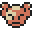 Two pixelated heart-shaped icons with orange, beige, and black color scheme, side-by-side on white background.