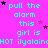 A static digital image with bright pink background, cyan text repeating 'pull the alarm this girl is HOT ilyalain', and scattered black/purple stars.