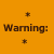A 3x3 contact sheet of an animated icon showing eight sampled frames with orange, black, and gray color blocks containing text fragments like "Warning:", "Frequent", "Blonde", and "Moments".