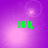 Green 'IDK' text on purple background with shifting light effects across four