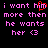 Pixelated text in pink and red on black background with a heart symbol replacing 'him' in the first line.
