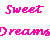 Pixel art buddy icon featuring a blonde girl in pink star-patterned pajamas holding a teddy bear, with "Sweet Dreams" text on the left side.