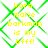 Yellow text reading 'kara marie borkman is my bff!' on a white background with green crisscross lines, displayed in four identical quadrants.