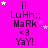 A bright pink background with repeated text and star animations, showing variations in star positions across frames.