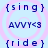 A static digital image displays a of text elements with repeated phrases and symbols against a light blue background with pink circular patterns
