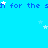 Blue background with repeated blue text 'h for the sh' and scattered white stars, partially cropped on the right.