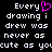 Pixelated text on black background with pink heart symbol replacing 'o' in 'Every', showing two identical static frames side-by-side.