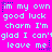 A static image with a bright pink background displays repeated light blue text and small star symbols.