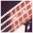Pixelated of six showing a person playing guitar and drums with text "never going home" on black background
