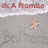 Red text 'As A Promise' on a light gray background with a small orange star-like shape in the lower right.