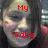 four showing a person with dark hair and red text reading 'My Baby' overlaid on their face, with the bottom-right empty