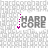 Static icon with 'HARD CORE' text and animated border changing from pink to blue dots