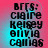 four identical displays text over a gradient background with shifting cyan and pink hues