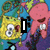 Pixelated cartoon characters with text overlays reading 'I Pulled My Hammy!' across four