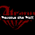 Red stylized text on black background with white banner reading 'Terrorize the NUT' over a heart-shaped design.