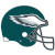 A split-frame contact sheet showing a football helmet on the left and green text on a dark background on the right, both in pixelated style.