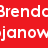 red and green squares with pixelated white text reading 'Brendan', 'janow', 'Loves', 'Chris', and partial letters