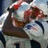 A pixelated image divided into four blue quadrants with red-outlined text and a partial sports player photo in the top-left.