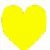 Yellow and pink heart shapes displayed in a with one gray square, no visible animation changes