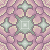 Pixel art tile with central square surrounded by four cross-shaped elements on a pink and purple patterned background.