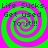 Four identical of a green and pink spiral background with black text reading "Life Sucks. Life Sucks. Get used To it!!!" arranged in a