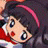 A 48x48 pixel animated buddy icon featuring a cartoon character with dark hair and pink headband on the left, paired with "Anime IM" text logo on black background to the right.