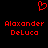 Red pixelated text and heart symbol on black background, with two identical name displays.