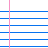 A static image of handwritten text on lined paper with blue lines and pink margins, featuring repeated phrases about love and thoughts.