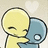 Two pixelated characters embrace against a light background with a heart shape, while text reads 'love is all you need' on a black background.