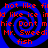 Blue spiral background with red text repeating 'hot like fire hot like fire', 'cold like ice cold like ice', 'hi. Dont mhe. Dont m', 'Mr. Sweedi Mr. Sweedi', 'fish fish' in a pattern