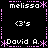 Pixel art with repeated names and symbols on black background, framed by pink dashed lines and asterisks