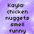 Pixelated text chat bubbles on a purple gradient background with gray lower-right section.