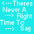 A static cyan background displays repeated white text and heart symbols in a pattern with 'Goodbye' at the bottom of each