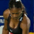 Pixelated static image of a person in athletic attire holding a tennis racket against a blue background with partial white and yellow elements.