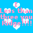 Pixelated blue background with repeated pink text and white heart shapes, featuring 'Less than three you' and 'Ridge!!!' phrases.